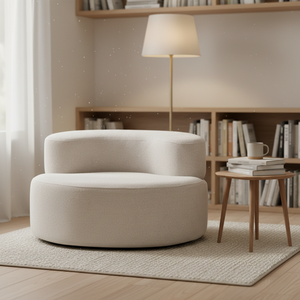 Sofá Curvo de Terciopelo Teddy, Sofá Combinable Moderno y Sencillo de Fácil Montaje para Sala de Estar, Muebles para el Hogar - Product Image 4