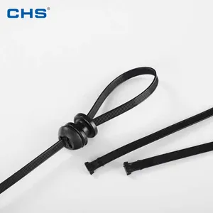 OEM Factory Wholesale Chassis Pa66 Zip Plastic Nylon Wire Double Lock Cable Ties