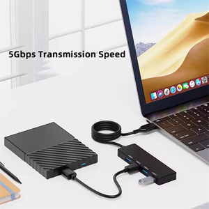 <span class=keywords><strong>USB</strong></span> <span class=keywords><strong>Hub</strong></span> <span class=keywords><strong>4</strong></span> cổng ABS <span class=keywords><strong>HUB</strong></span> <span class=keywords><strong>USB</strong></span> <span class=keywords><strong>3</strong></span> <span class=keywords><strong>0</strong></span> cho máy tính xách tay đa Splitter Adapter cho Xiaomi Lenovo Macbook PC phụ kiện máy tính - Product Image 5