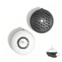 Peigne à vapeur pour animaux de compagnie Vansity OEM 3 en 1 pour le toilettage, lavable, massage en silicone, brosse à vaporiser pour enlever les poils de chat
