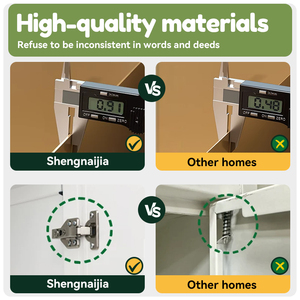<span class=keywords><strong>Armadio</strong></span> Moderno in Acciaio Regolabile per Conservazione Vestiti, Arredamento Camera da Letto per Uso in Soggiorno - Product Image 6