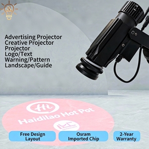 Projecteur de logo personnalisé en aluminium étanche IP67, éclairage publicitaire LED Gobo pour la promotion de la marque, intérieur/extérieur DF_9138 Ad - Product Image 3