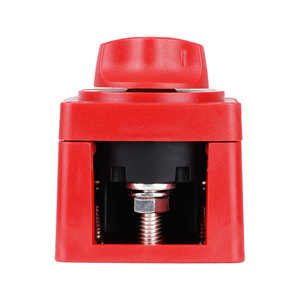 สวิตช์แบตเตอรี่แบบวงจรคู่ 12-48V ป้องกันการจุดระเบิดสีแดง สำหรับระบบไฟฟ้าเรือยอชท์และรถบ้าน - Product Image 4
