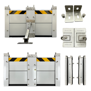 Barrera de aluminio extraíble contra inundaciones Puerta de garaje Agua Huracán Acero Barreras de protección contra inundaciones Barrera de control de inundaciones - Product Image 1