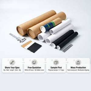 Custom Yarn Paper Tube Core High Precision Textile Industrial Paper Core OEM Manufacturer MOQ 300pcs - Product Image 1