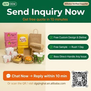 Novo Design de Caixas de Kraft Recicláveis e Ecológicas, Personalizadas, Impressas, Biodegradáveis, Pequenas para Hambúrguer - Product Image 6