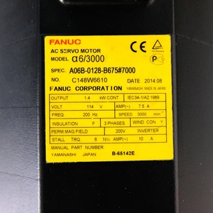 ชุดควบคุมการเคลื่อนที่ FANUC A06B ซีรีส์ A06B-0128-B675 สำหรับ A06B-0128-B075 อุปกรณ์ขับเคลื่อนระบบอัตโนมัติของเครื่องจักร - Product Image 2