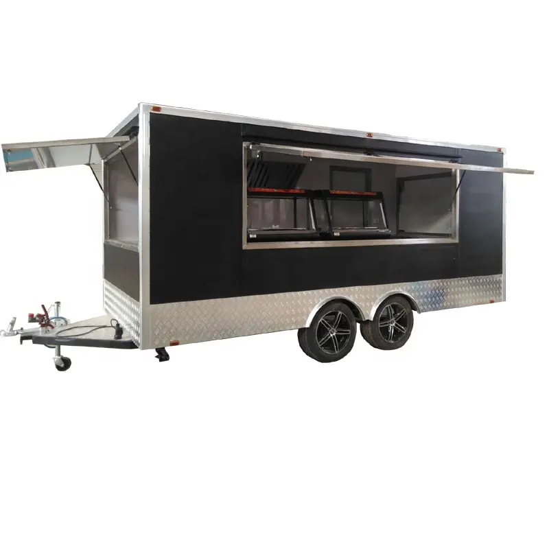 Camion de cuisine multi-fonctions, appareil de remorque pour aliments, Grill Shawarma, livraison gratuite