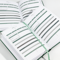 Carnet de notes LABON avec logo en relief, couverture en tissu, journal de réunion, cadeau, agenda 2026 à couverture rigide pour la planification des objectifs