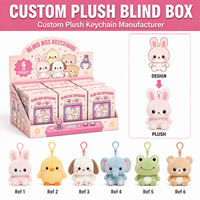 Porte-clés en peluche personnalisé CE : du concept au produit fini, nous proposons des services OEM pour créer des jouets en peluche animaux personnalisés