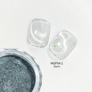 Polvo magnético transparente para uñas, pigmento de ojo de gato transparente sin sombra, de grado cosmético, para esmalte de Gel - Product Image 4