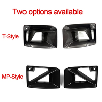 Grilles de ventilation avant en fibre de carbone préimprégnée personnalisées pour BMW G87 M2, garnitures de calandre en maille pour pare-chocs avant en carbone avec aérateurs de phares antibrouillard