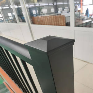 Recinzione in Alluminio Verniciato a Polvere Nera 3D Stile Australiano, Cancelli e Tralicci Durevoli per Esterni, Palo per Recinzione in Metallo Naturale - Product Image 6