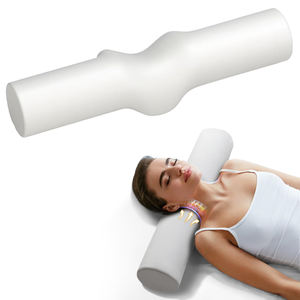Oreiller <span class=keywords><strong>de</strong></span> traversin cylindrique en mousse à mémoire <span class=keywords><strong>de</strong></span> forme à usage multiple-Soutien du cou et du dos <span class=keywords><strong>pour</strong></span> le sommeil et le <span class=keywords><strong>yoga</strong></span> - Product Image 1