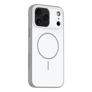 เคสโทรศัพท์ iPhone17promax TPU PC แบบครอบคลุมทุกด้าน ปุ่ม AI ดีไซน์บาง วงแหวนแม่เหล็ก ลายนูน รูใหญ่ สีพื้น พร้อมชุดทำความสะอาด - Product Image 5