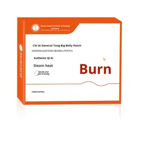 Термопластырь Qiai General Teng Da Di с самонагревающимся эффектом, на основе полыни, для согревания акупунктурных точек и пупка, травяной паровой моксибустонный пластырь (в коробке) - Product Image 1