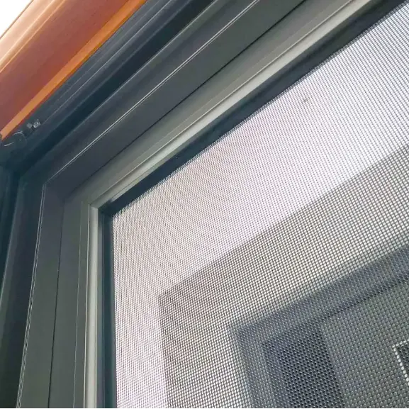 โรงงานซัพพลายอลูมิเนียมแบบพับเก็บได้แมลง 18x16 มุ้งกันยุงประตูและหน้าต่าง