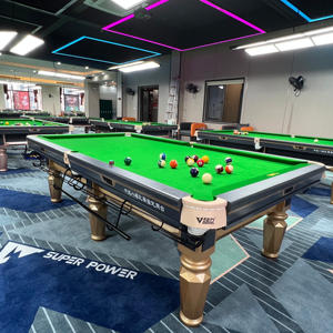 2025 fantaisie jeu jeu tournoi pleine taille 12ft 10ft 9ft ardoise table de billard balle retour chinois table de billard pour utilisation en club - Product Image 1