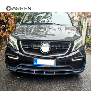 Para mercedes-benz V260 W447 parachoques de fibra de carbono, rejilla, Kit de carrocería, capó v-class W447 estilo TOPCAR - Product Image 4