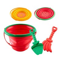 Ensemble de jouets de plage pour enfants Yuglow, grande pelle et râteau à sable, seau à eau pour aire de jeux extérieure et bord de mer