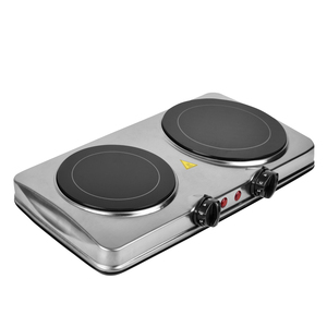 <span class=keywords><strong>Placa</strong></span> Calefactora Eléctrica Infrarroja de Doble Quemador, 1700W, Estufa Eléctrica Portátil, <span class=keywords><strong>Placa</strong></span> de Cocción Vitrocerámica Infrarroja Doble - Product Image 1