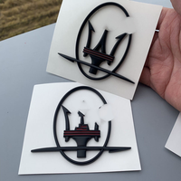 Emblème de capot Trident Maserati, insigne de garde-boue latéral, logo de lettre arrière, accessoires de décoration automobile