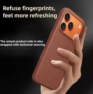 iPhone 17 16 15 Pro Max için Dokuma Kumaş Teknoloji Dokuma Telefon Kılıfı, Manyetik Güvenlikli Orijinal Kılıf, Teknoloji Dokuma Arka Kapak - Product Image 6