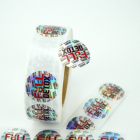 Pegatinas troqueladas de vinilo impermeables personalizadas pegatinas redondas troqueladas con logotipo pegatinas circulares de holograma