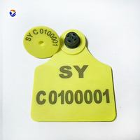 Identification des bovins, porcs, moutons Nouvelles conditions ISO11784/11785 Fréquence de la puce FDX-B 134.2KHZ Étiquette d'oreille RFID