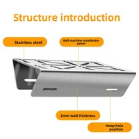 Adaptateur auxiliaire pour moniteur, plaque de fixation sans fil intégrée pour machine à balles, supports muraux allongés pour caméra, accessoires de surveillance
