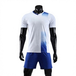 Conjunto de Uniforme de Fútbol Personalizado para Niños, Camiseta de Manga Corta Verde Neón y Negra, Pantalones Cortos, Secado Rápido, Absorbe la Humedad, Transpirable, 100% - Product Image 1