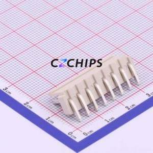 X9396WR-08-46SN Wire-to-Board Pin Header Bent Lead Through Hole,P=3.96mm Connector 1x8P 3.96mm Right Angle Insert VH - Product Image 2