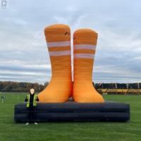 Modelo de Zapato Deportivo Inflable LED Grande Personalizado, Accesorio de Exhibición para Marca de Calzado/Ropa/Tienda/Activación Comercial