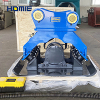 Compacteur vibrant hydraulique pour excavatrice, accessoire de compactage du sol pour travaux routiers