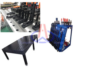 स्टील से बने औद्योगिक उपयोग के लिए समायोज्य जिग्स कास्ट आयरन सतह प्लेट के साथ चीन 3 डी/2 डी वेल्डिंग टेबल में गर्म बिक्री - Product Image 1