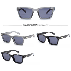2025 Trending Square Frame Shades UV400 Custom Logo Sunglasses with High Quality Fashion Designer Sun Glasses for Men - Product Image 4