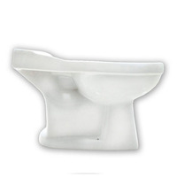 WC intelligent moderne blanc standard à siphon, deux pièces, avec abattant à fermeture douce, ensemble de salle de bain, WC design Wolf, réservoir encastré