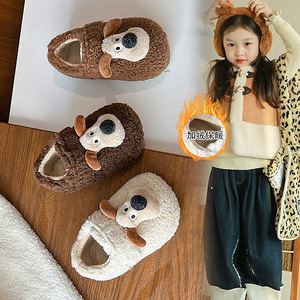 Scarpe Invernali Unisex per Bambini con Chiusura a Zip, Suola in Gomma, Fodera in Pelliccia, Stile Elegante e Casual, Colore <span class=keywords><strong>Cammello</strong></span> Coreano - Product Image 3