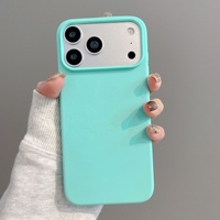 Coque Souple en TPU Dépoli pour iPhone 17, Anti-chute, Moulée par Injection, Couleur Unie, Housse de Protection en Silicone