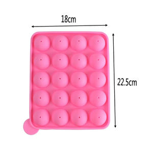 20 חלל סיליקון עוגת פופ עובש נהדר עבור קשה סוכריות <span class=keywords><strong>Lollipop</strong></span> ומסיבה Cupcake עובש - Product Image 6