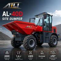 Mini-dumper chenillé de haute qualité 7000 kg, diesel, 4x4, haute efficacité opérationnelle