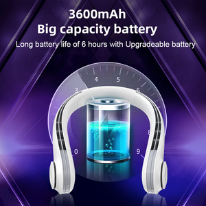 AOOLIF 2024 Nouveau ventilateur de cou au meilleur prix, 3600 mAh, rechargeable, portable, ventilateur de cou suspendu - Product Image 4