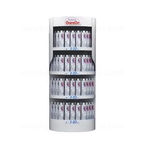 Supermarket Beverage <b>Display</b> <b>Rack</b> Metal Shelves Cabinets for Water & Drinks <b>Displays</b> Promotion Custom Size - Product Image 3
