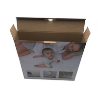 Boîte d'emballage de couette biodégradable à conception personnalisée Ensembles de literie de quatre pièces Boîte en papier Boîtes d'emballage de produits ménagers
