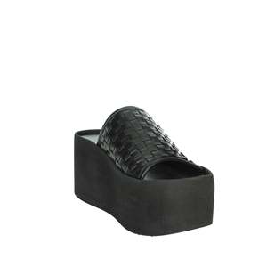 Sandalo con Zeppa Alberto Guardiani da Donna, Nero, Stile Platform Slide - Product Image 5