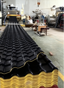 Nhựa mái ngói Tây Ban Nha phong cách lạnh kháng <span class=keywords><strong>uPVC</strong></span> vật liệu xây dựng cho xây dựng vĩnh viễn - Product Image 2