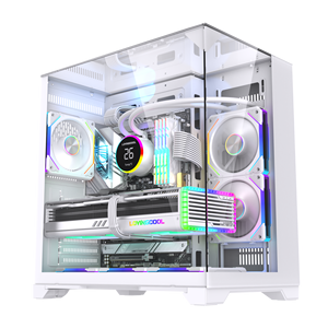 Lovingcool usine nouveau prix Logo personnalisé gros cas ATX Spcc Gaming Computer Cases et tours Esports <span class=keywords><strong>Gamer</strong></span> Glass Cases - Product Image 1