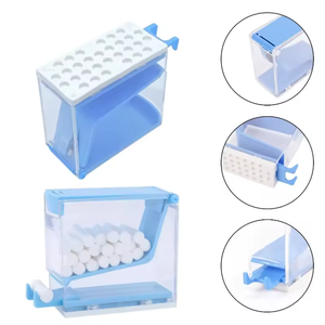 Distributeur de tampons de coton dentaire à pression pour laboratoire – Boîte de tampons buccaux - Product Image 3