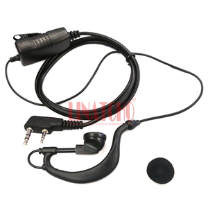 プロフェッショナルPTTK-TYPE2ピンインターホントランシーバーフックイヤープラグヘッドフォン - Product Image 4