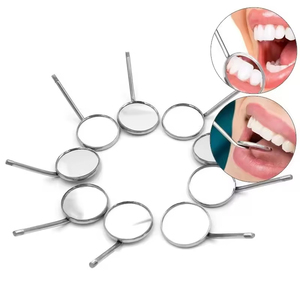 Instrumento de dentista antivaho, espejo liso, reflectores orales de acero inoxidable, espejo de boca Dental autocalvable - Product Image 6